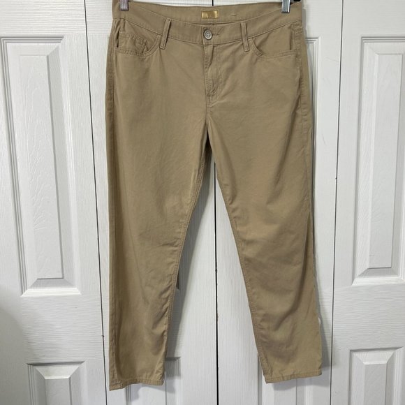 Mother Denim THE DROPOUT On the Island Khaki Pants Size 28 - Picture 3 of 11